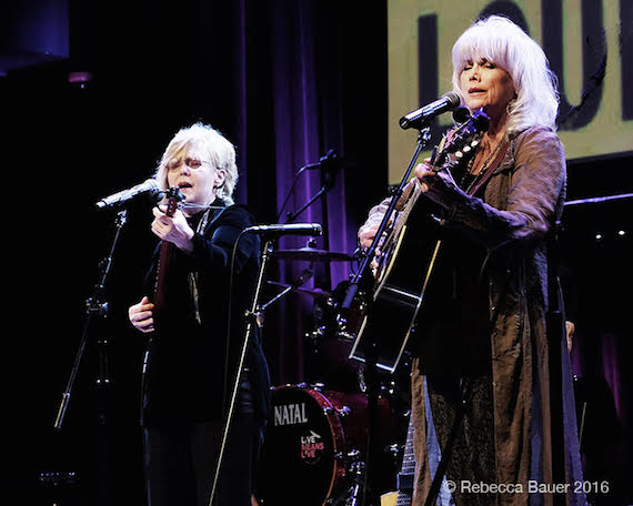 Emmylou Harris performs.