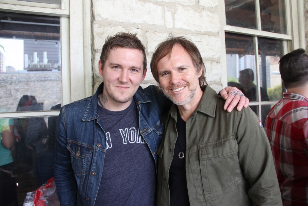 Gaslight Anthem's Brian Fallon with ASCAP's Erik Philbrook