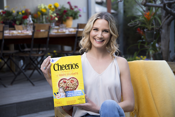 Jennifer with Cheerios Box