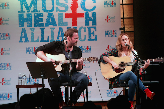 Pictured (L-R): Lee Brice, Jessi Alexander. Photo: Angela Talley