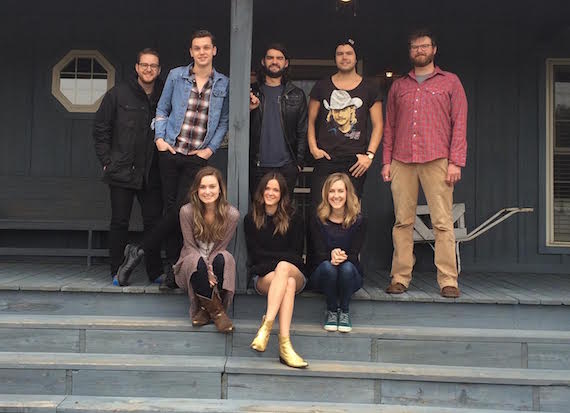 Pictured (L-R, top row): Jordan Reynolds, Patrick Droney, Davis Naish, Adam James, Drew Kennedy) BOTTOM ROW: Kat Higgins, Jillian Jacqueline, Melissa Fuller 