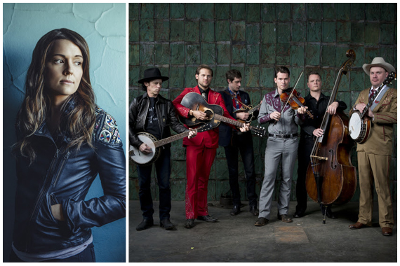 Pictured (L-R): Brandi Carlile, Old Crow Medicine Show