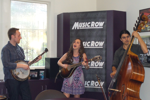 Pictured (L-R): Justin Moses, Sierra Hull, Ethan Jodziewicz