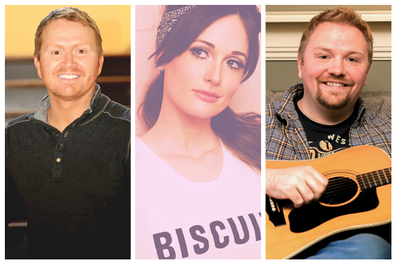 Pictured (L-R): Shane McAnally, Kacey Musgraves, Josh Osborne