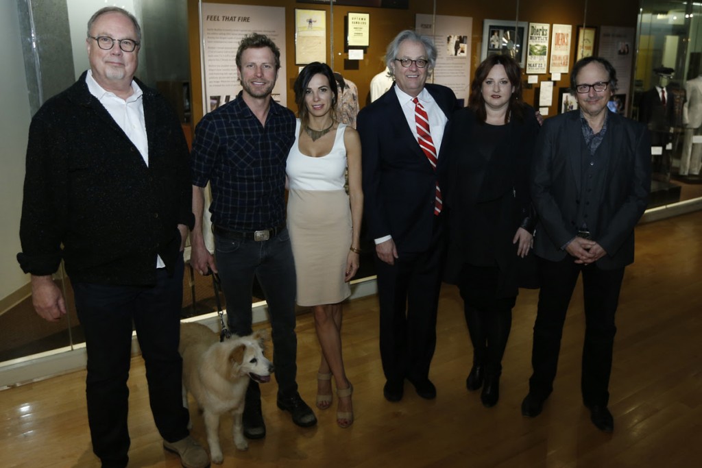 Pictured are (L-R): UMG Nashville's Mike Dungan, Jake, Dierks Bentley, Cassidy Black, Country Music Hall of Fame and Museum CEO Kyle Young, Red Light Management's Mary Hilliard Harrington, and Country Music Hall of Fame and Museum's Mick Buck. Photo: Donn Jones