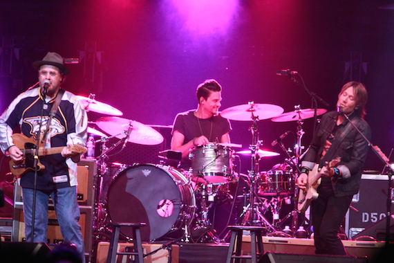 Vince Gill and Keith Urban. Photo: Moments By Moser Photography