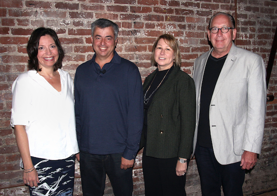 Pictured (L-R): CMA Board President Sally Williams; Eddy Cue, Senior Vice President of Internet Software and Services, Apple; CMA CEO Sarah Trahern, CEO, CMA; John Esposito, CMA Board Chairman.