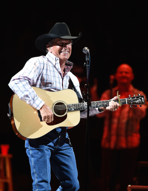 George Strait performs at T-Mobile Arena in Las Vegas. Photo: Ethan Miller/Getty Images for Essential Broadcast Media