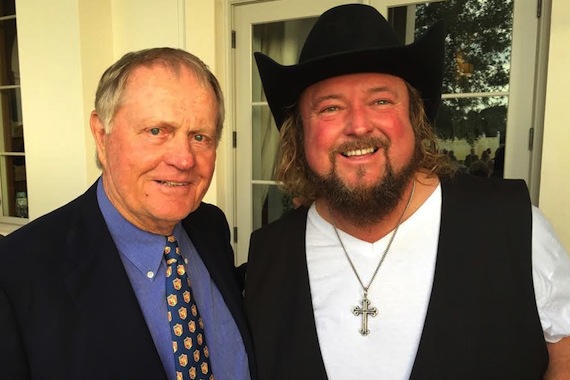 Pictured (L-R): Jack Nicklaus, Colt Ford