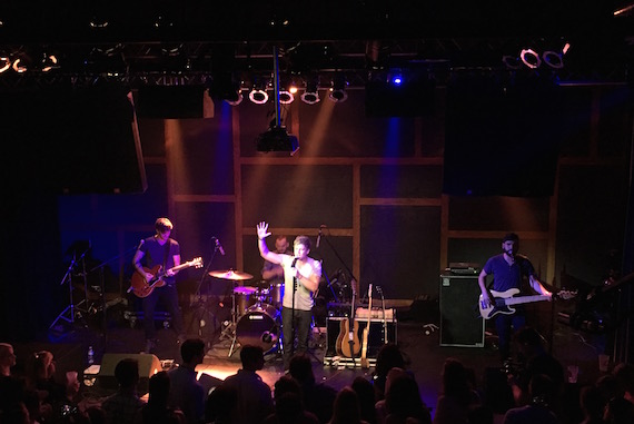 Levi Hummon celebrates his EP release at 12th & Porter in Nashville. Photo: The Valory Music Co.