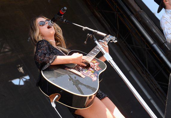 "LAS VEGAS, NEVADA - APRIL 03: Musician Maren Morris performs onstage during the 4th ACM Party For A Cause Festival at the Las Vegas Festival Grounds on April 3, 2016 in Las Vegas, Nevada. (Photo by Bryan Steffy/Getty Images for ACM)"