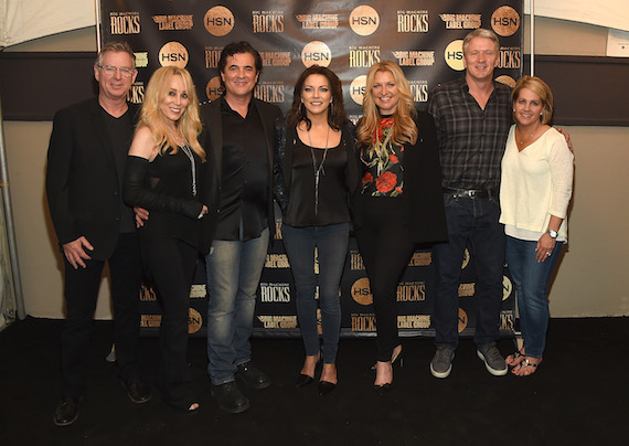 Pictured (L-R): Jim Weatherson, GM, Nash Icon; Sandi Spika Borchetta, Senior Vice President of Creative and Music Has Value, BMLG; Scott Borchetta, President and CEO, BMLG; Martina McBride; Mindy Grossman, CEO; Bill Brand, President; Kelly Rich, Senior Vice President of Sales, Marketing and Interactive, BMLG. Photo: Rick Diamond