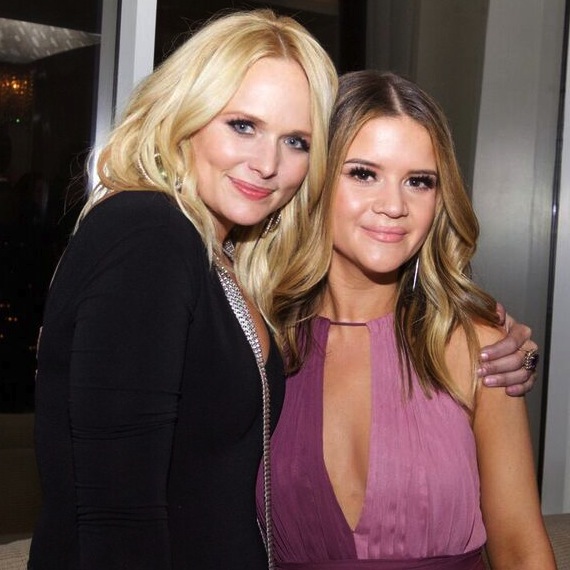 Pictured (L-R): RCA Nashville's Miranda Lambert, Columbia Nashville's Maren Morris.