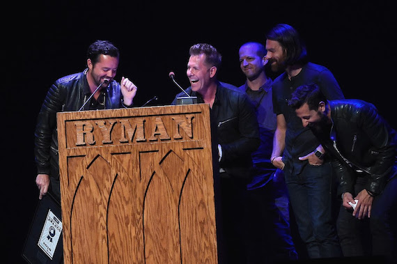 Artist-Writer winners Old Dominion. Photo: Rick Diamond, Getty Images