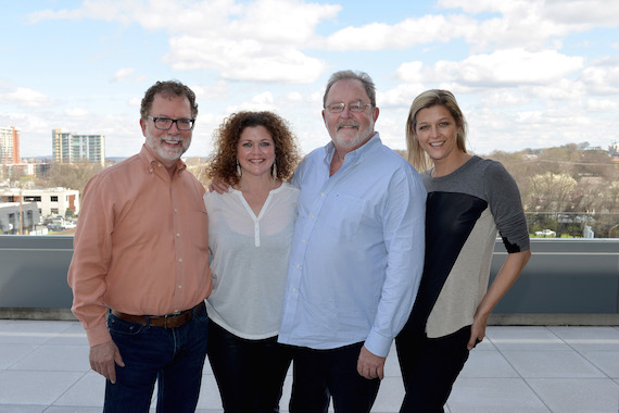 Pictured (L-R): SESACs Dennis Lord, Magic Mustangs Juli Newton Griffith, Bogard and SESACs Shannan Hatch. Photo: Peyton Hoge