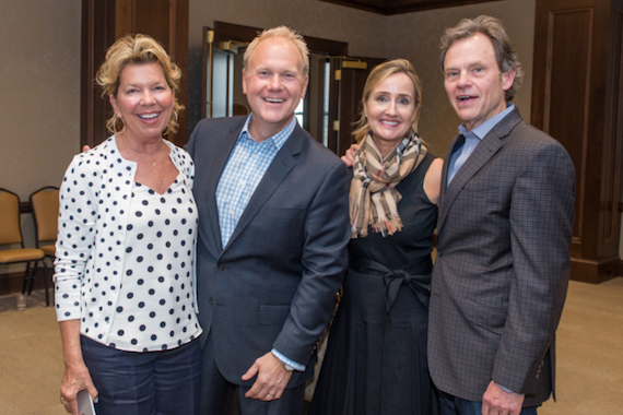 Pictured (L-R): Sylvia Tomlinson, Troy Tomlinson, Katie Douglas and Tom Douglas. Photo: Belmont University/Evan Davies