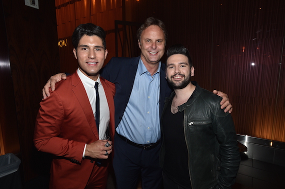 Pictured: Dan + Shay at WMNs post-ACM Awards dinner with Scott Hendricks (EVP A&R, WMN). 