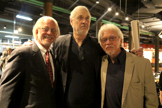 Pictured (L-R): Andy Valentine; former Cecil Scaife Visionary Award recipient David Briggs; Bergen White