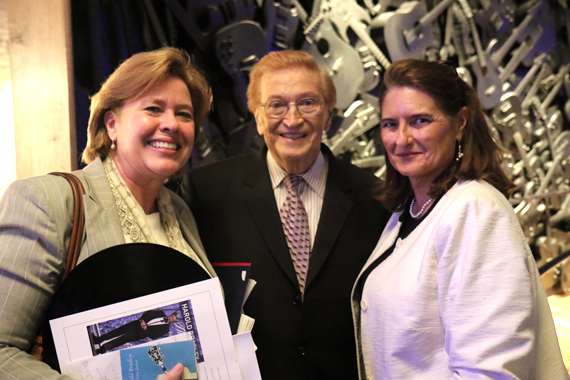 Pictured (L-R): Becky Judd; Harold Bradley; event co-chair Pamela Davis Needham