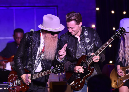 Billy Gibbons and Frankie Ballard. Photo: Getty Images