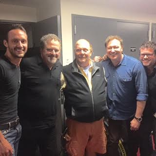 Pictured (L-R): Drew Baldridge, Bob DiPiero, Mario Batali, Tim Nichols, Lee Miller