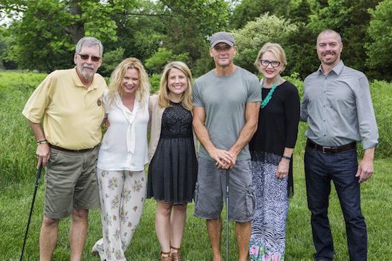 Pictured (L-R): MRLGT Director Herky Williams, MRGLT Committee Members/Sponsors Brandi Simms (CMA) and Mandy Gallagher (City National Bank), MRLGT Sponsor Tim McGraw, MRLGT Committee Member/Sponsor Suzanne Lee (ASCAP), and United Cerebral Palsy of Middle Tennessee Director John Pickett. Photo by Ed Rode for ASCAP/MRLGT