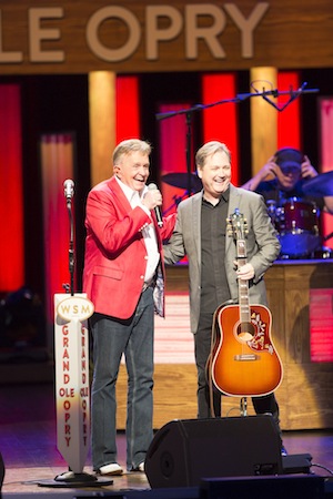 Pictured (L-R): Bill Anderson and Steve Wariner. Chris Hollo/Hollo Photographics for the Grand Ole Opry