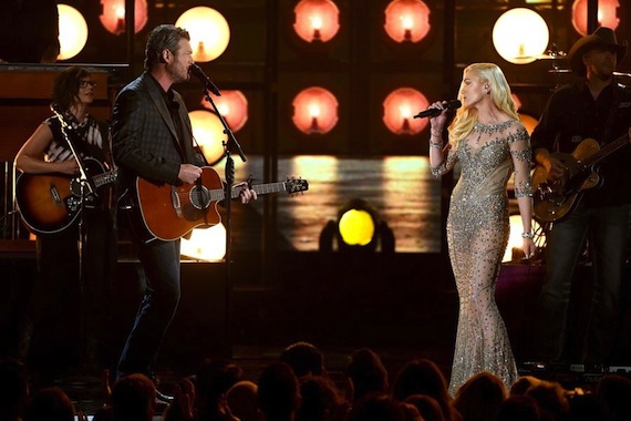 Blake Shelton and Gwen Stefani. Photo by Kevin Winter/Getty Images via ABC