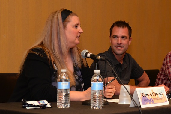 Pictured (L-R): Cameo Carlson and James Blades