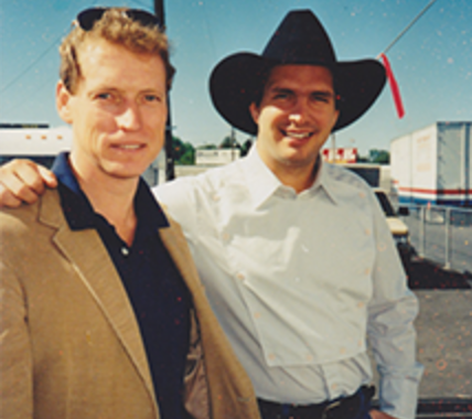 Bob Doyle with Garth Brooks in 1988.