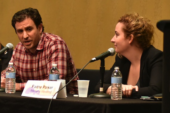 Pcitured (L-R): Zach Gershen and Faithe Parker. Photo: MusicBiz