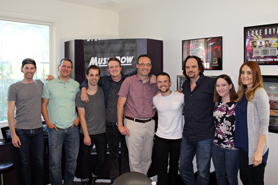 Sammy Arriaga with MusicRow staff.