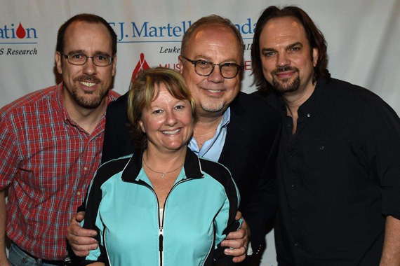 Word Records' Robby Clinton, Peermusic's Kim Wiggins, Dungan, and MusicRow Publisher Sherod Robertson