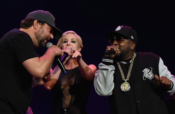 Pictured (L-R): Dallas Davidson, Maggie Rose and Big Boi. Photo: Rick Diamond / Getty