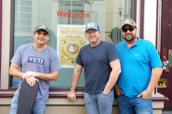 Pictured (L-R) The Peach Pickers members Rhett Akins, Ben Hayslip and Dallas Davidson