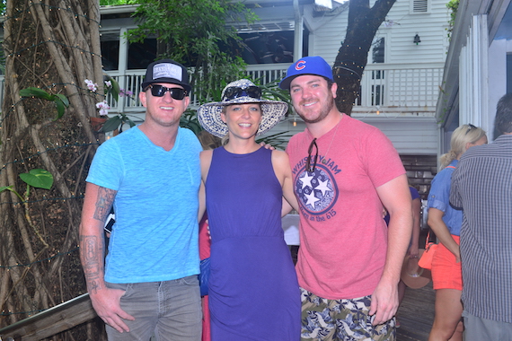 Pictured (L-R): Songwriter Stevie Monce, SESAC’s Shannan Hatch and Tyler Reeve. 