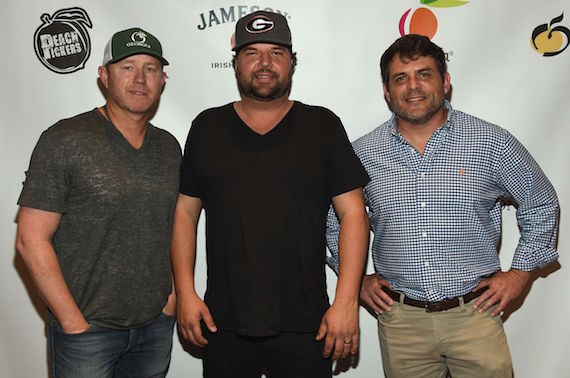 Pictured (L-R): Ben Hayslip, Dallas Davidson and Rhett Akins Photo: Rick Diamond / Getty