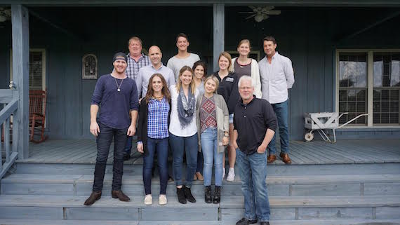 Pictured (L-R), Front Row: Drew Green, Sarah Feldman (Writers Den), Tori Tullier, Hayley Reardon, and Bobby Rymer (Writers Den). Back Row: Mike Sistad (ASCAP), Robert Filhart (ASCAP), Thomas Finchum, Brittany Kennell, Anna Vaus, Jilian Linklater, and Michael Martin (ASCAP). 