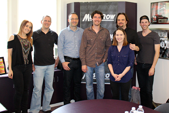 James Dupre with MusicRow staff.