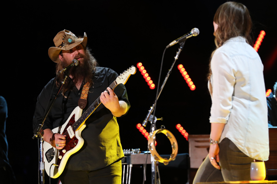 Chris Stapleton and Morgane Stapleton. Photo: Caitlin Harris/CMA 