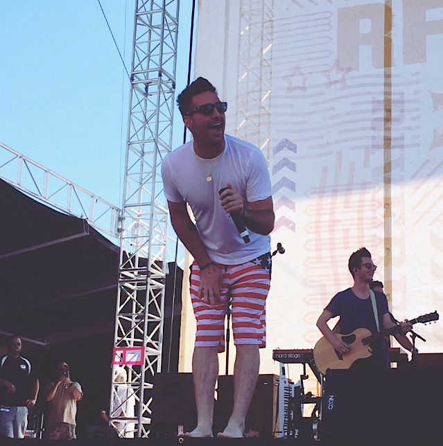 Jake Owen at CMA Music Fest Riverfront. Photo: Jake Owen twitter