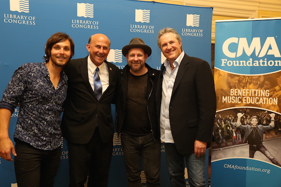 Pictured (L-R): Charlie Worsham, Gohmert, Kristian Bush and Jim Collins. Photo : Lisa Nipp/CMA