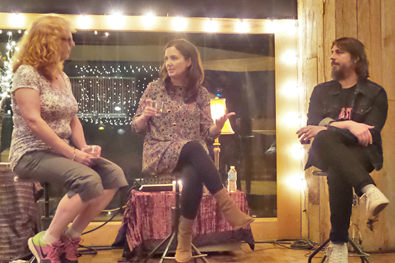 Pictured (L-R): Ann Powers, Lori McKenna, Dave Cobb. Photo: Eric T. Parker