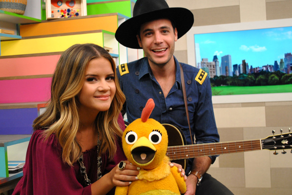 Pictured (L-R): Maren Morris, Chica, Bennet Lewis. Photo: Courtesy of Sprout