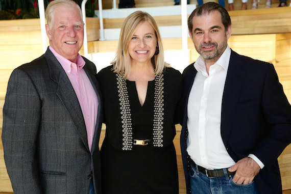 Pictured (L-R): SESAC's Pat Collins, Mayor Megan Barry and SESAC's John Josephson. Photo: Terry Wyatt