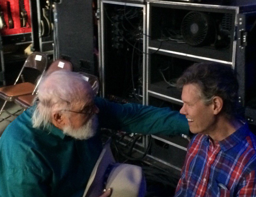 Charlie Daniels and Randy Travis. Photo: Charlie Daniels/Twitter