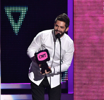 Thomas Rhett wins CMT Male Video of the Year.