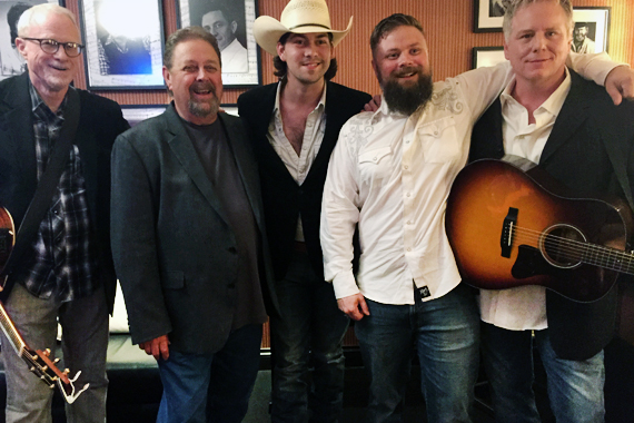 Pictured (L-R): Bob Regan (Operation Song), Jimmy Sells (US Navy veteran), William Michael Morgan, Ian Wagner (US Army veteran), Jimmy Ritchey