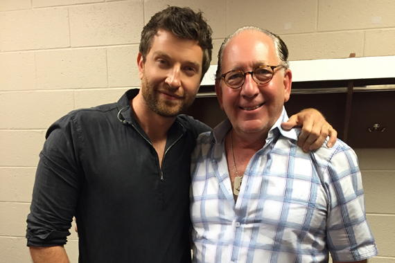 Pictured (L-R): Brett Eldredge, John Esposito.