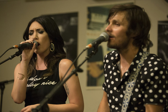 Pictured (L-R): Aubrie Sellers, Charlie Worsham. Photo: Brody Harper.